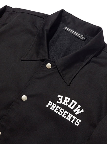 サードウェーブ(3RD WEAVE )  RISING LOGO COACH JACKET / BEIGE