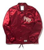サードウェーブ(3RD WEAVE )  PRP SATIN COACH JACKET / VARSITY RED
