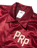 サードウェーブ(3RD WEAVE )  PRP SATIN COACH JACKET / VARSITY RED