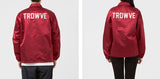 サードウェーブ(3RD WEAVE )  PRP SATIN COACH JACKET / VARSITY RED