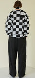 イーエスシースタジオ(ESC STUDIO)  Chess muffler cardigan
