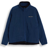 ORDINARY PEOPLE(オーディナリーピープル)  BLUE STITCH POINT BLACK REVERSIBLE FLEECE JACKET