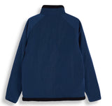 ORDINARY PEOPLE(オーディナリーピープル)  BLUE STITCH POINT BLACK REVERSIBLE FLEECE JACKET
