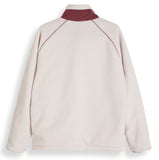 ORDINARY PEOPLE(オーディナリーピープル)  RED STITCH POINT IVORY REVERSIBLE FLEECE JACKET