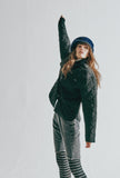 ORDINARY PEOPLE(オーディナリーピープル)  CORDUROY COLLAR BLACK QUILTING JACKET