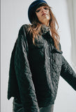 ORDINARY PEOPLE(オーディナリーピープル)  CORDUROY COLLAR BLACK QUILTING JACKET