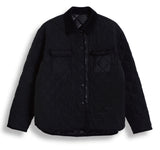 ORDINARY PEOPLE(オーディナリーピープル)  CORDUROY COLLAR BLACK QUILTING JACKET