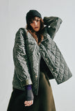 ORDINARY PEOPLE(オーディナリーピープル)   CORDUROY COLLAR KHAKI QUILTING JACKET