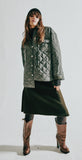 ORDINARY PEOPLE(オーディナリーピープル)   CORDUROY COLLAR KHAKI QUILTING JACKET
