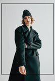 ORDINARY PEOPLE(オーディナリーピープル)   ORDINARY OVERSIZE BLACK DOUBLE COAT