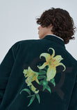 オーワイ(OY) 	CORDUROY FLOWER LOGO JACKET-GREEN
