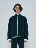 オーワイ(OY) 	CORDUROY FLOWER LOGO JACKET-GREEN