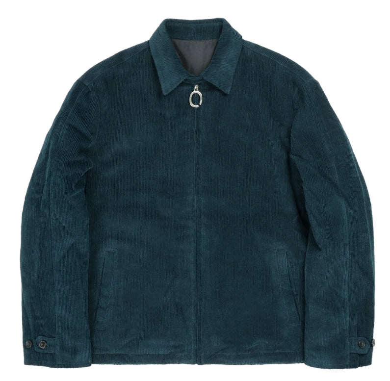 オーワイ(OY) 	CORDUROY FLOWER LOGO JACKET-GREEN