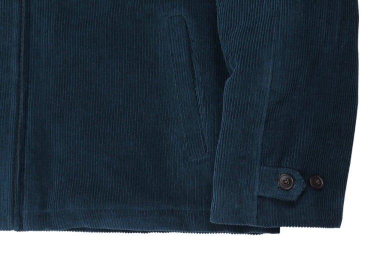 オーワイ(OY) 	CORDUROY FLOWER LOGO JACKET-GREEN