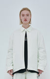 オーワイ(OY) 	CORDUROY FLOWER LOGO JACKET-IVORY