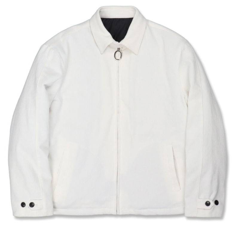 オーワイ(OY) 	CORDUROY FLOWER LOGO JACKET-IVORY