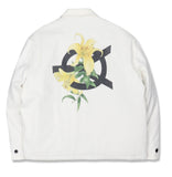 オーワイ(OY) 	CORDUROY FLOWER LOGO JACKET-IVORY