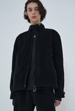 オーワイ(OY) 	CORDUROY FLOWER LOGO JACKET-BLACK