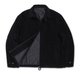 オーワイ(OY) 	CORDUROY FLOWER LOGO JACKET-BLACK