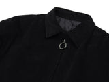 オーワイ(OY) 	CORDUROY FLOWER LOGO JACKET-BLACK