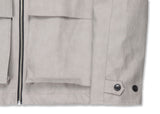 オーワイ(OY) 	SHEEP&WOLF LEATHER JACKET-GREY