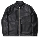 オーワイ(OY) 	SHEEP&WOLF LEATHER JACKET-BLACK