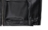 オーワイ(OY) 	SHEEP&WOLF LEATHER JACKET-BLACK