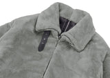 オーワイ(OY) 	BOTH ZIPPER UNBALANCE LOGO FUR JACKET-KHAKI