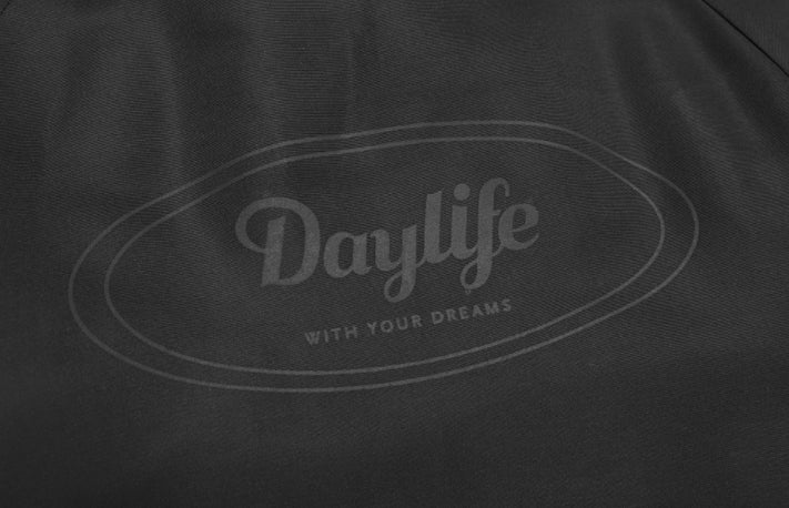 デイライフ(Daylife)  Daylife Fleece reversible long jacket (BLACK)