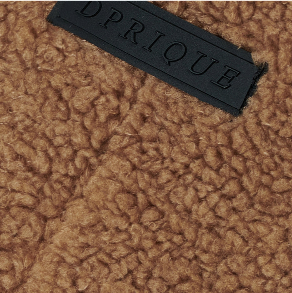 ディープリーク(DPRIQUE) OVERSIZED SHEARLING JACKET - BEIGE