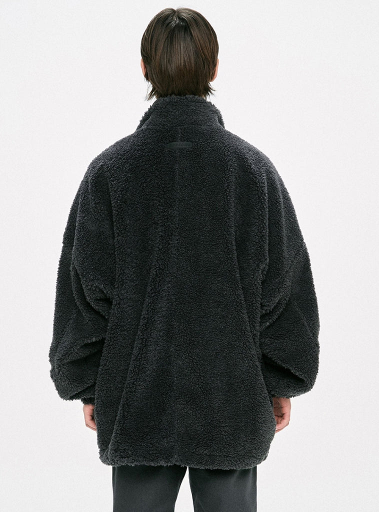 ディープリーク(DPRIQUE) OVERSIZED SHEARLING JACKET - BEIGE