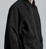 ディープリーク(DPRIQUE) DENIM ZIPPER JACKET - BLACK