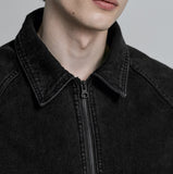 ディープリーク(DPRIQUE) DENIM ZIPPER JACKET - BLACK
