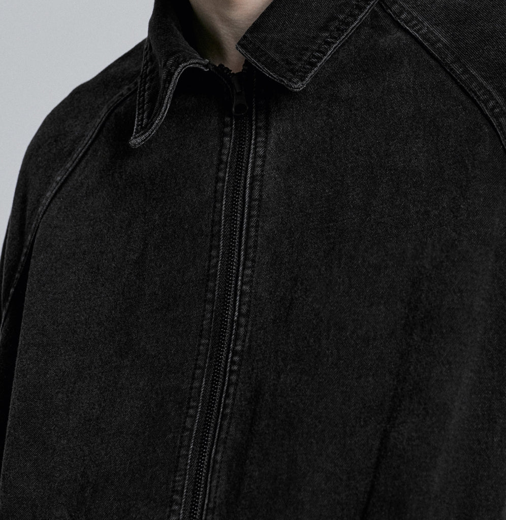 ディープリーク(DPRIQUE) DENIM ZIPPER JACKET - BLACK