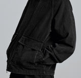 ディープリーク(DPRIQUE) DENIM ZIPPER JACKET - BLACK