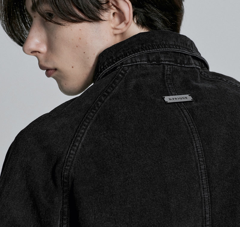 ディープリーク(DPRIQUE) DENIM ZIPPER JACKET - BLACK