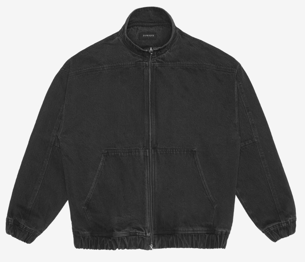 ディープリーク(DPRIQUE) PANEL ZIP-UP JACKET - BLACK