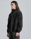 ディープリーク(DPRIQUE) PANEL ZIP-UP JACKET - BLACK