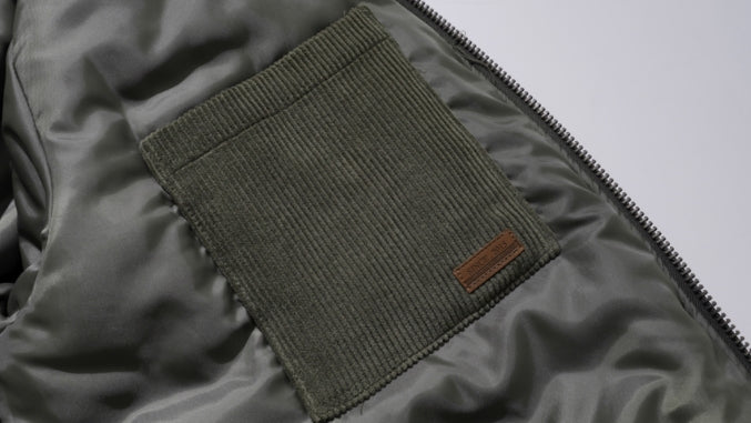 ダブルユーブイプロジェクト(WV PROJECT) Tart Corduroy Aviation Jumper Khaki YSOT7446