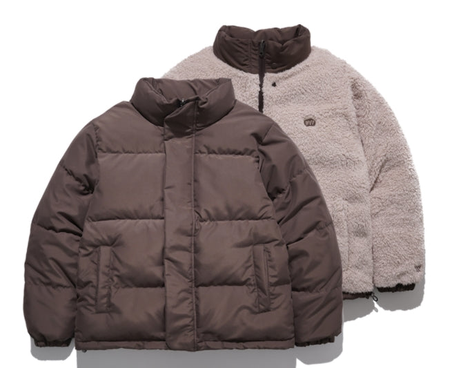 ダブルユーブイプロジェクト(WV PROJECT)Kakao Reversible Synthetic Puffer Brown KHOT7439