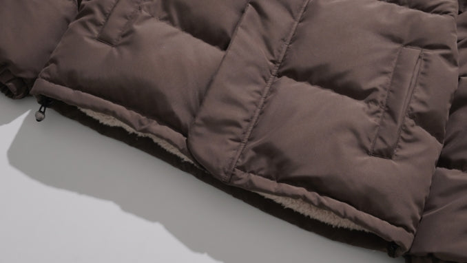 ダブルユーブイプロジェクト(WV PROJECT)Kakao Reversible Synthetic Puffer Brown KHOT7439