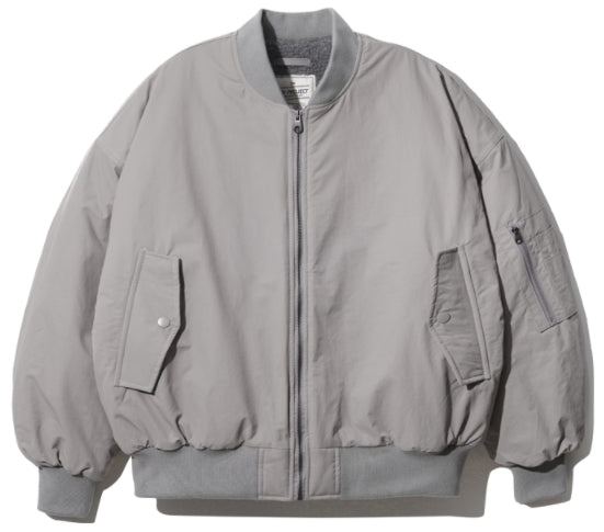 ダブルユーブイプロジェクト(WV PROJECT)  Warm Overfit MA-1 Jacket Gray MJOT7413