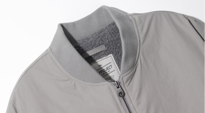 ダブルユーブイプロジェクト(WV PROJECT)  Warm Overfit MA-1 Jacket Gray MJOT7413