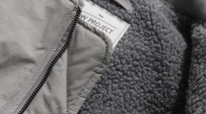 ダブルユーブイプロジェクト(WV PROJECT)  Warm Overfit MA-1 Jacket Gray MJOT7413