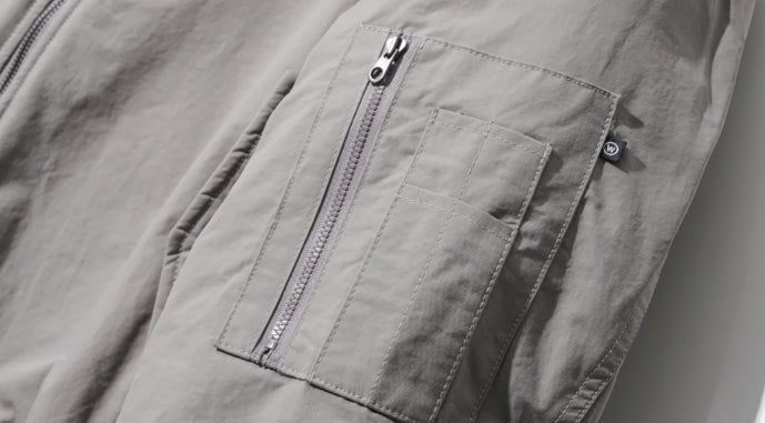 ダブルユーブイプロジェクト(WV PROJECT)  Warm Overfit MA-1 Jacket Gray MJOT7413