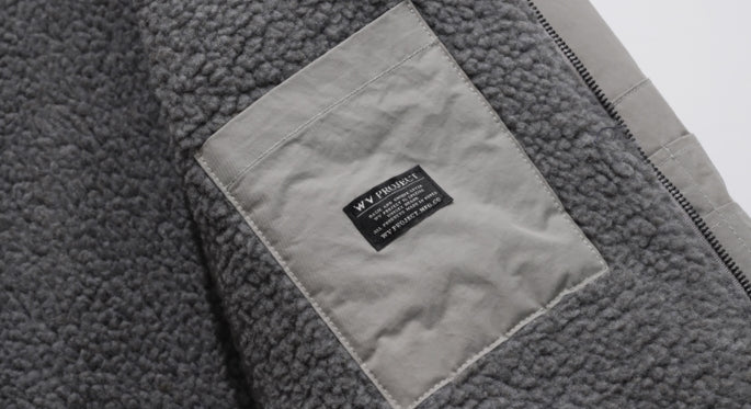ダブルユーブイプロジェクト(WV PROJECT)  Warm Overfit MA-1 Jacket Gray MJOT7413