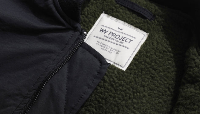 ダブルユーブイプロジェクト(WV PROJECT)  Warm Overfit MA-1 Jacket Black MJOT7413