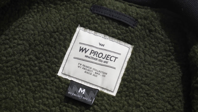 ダブルユーブイプロジェクト(WV PROJECT)  Warm Overfit MA-1 Jacket Black MJOT7413