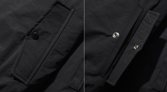 ダブルユーブイプロジェクト(WV PROJECT)  Warm Overfit MA-1 Jacket Black MJOT7413