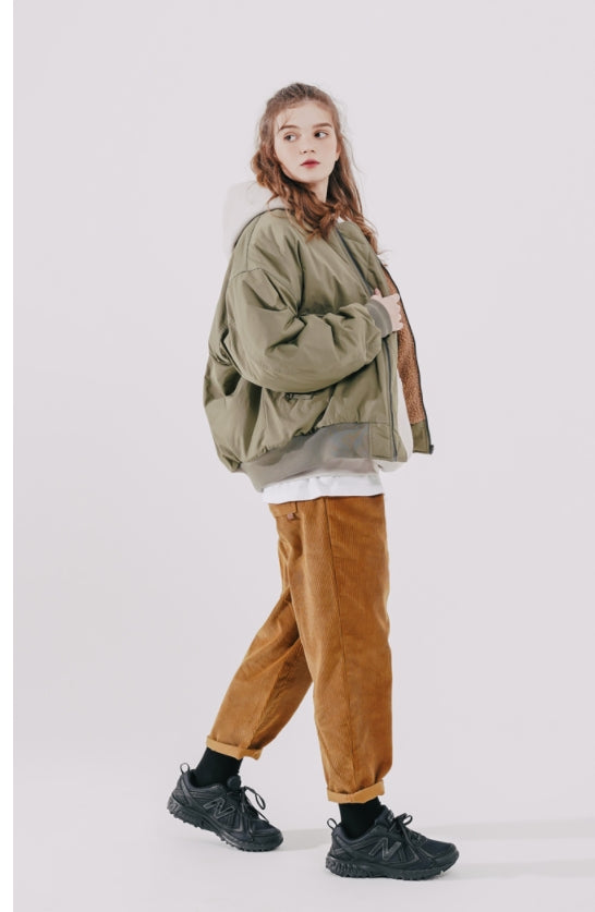 ダブルユーブイプロジェクト(WV PROJECT)  Warm Overfit MA-1 Jacket Khaki MJOT7413